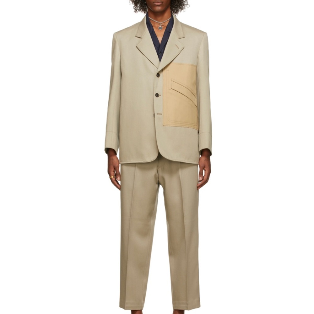 MAISON MARGIELA Beige Wool Suit (2 piece) NWT